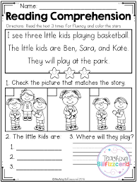 Free Kindergarten Reading Comprehension Set 2 Reading Comprehension Kindergarten Free Kindergarten Reading Reading Comprehension
