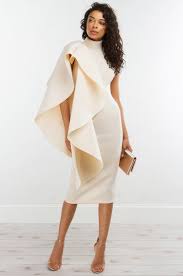 Front View Ruffle Dress In Ivory Designer Dresses Casual Fashion Fashion Dresses