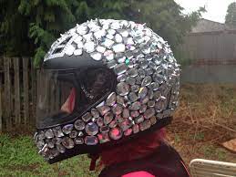 Motorcycle Helmet Bejeweled Bedazzled Bling Sparkle Betty Ford Galaxy Harley Davidson Wheels Helmet Motorcycle Helmets
