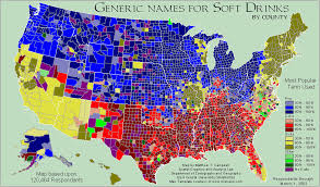 I Say Pop Soft Drinks Map Soda Pop