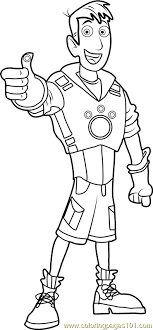 Martin Kratt Coloring Page Coloring Pages For Kids Wild Kratts Transformers Coloring Pages