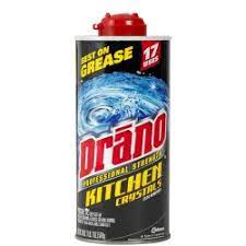 How it works the thick bleach formula in drano max gel clog remover cuts right through standing water, clinging to your toughest clogs to blast them fast. Drano Crystals Review Removed Grease Clog From Kitchen Sink Drain