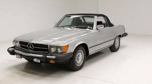 Second white hardtop and stand included in the sale. 1984 Mercedes Benz 380 Sl Convertible Classic Auto Mall