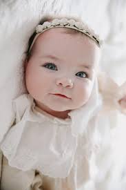 Cream baby headband sales