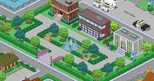 Scuola Ufficio Postale Libreria Ospedale Casa Di Riposo Casa Springfield Simpsons The Simpsons Game The Simpsons