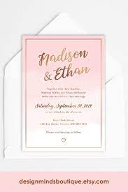 Blush Pink And Gold Wedding Invitation Pink Ombre Wedding Invite Template Printable Invi Wedding Invitations Wedding Printables Printable Wedding Invitations