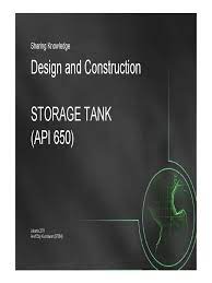 The american petroleum industry (api) has established the 650 standard, setting minimum requirements for the design, material, construction. Tank Design And Construction Industries Liquids