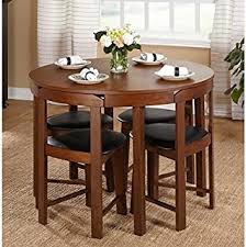 Amazon Com Dinette Sets In 2020 Small Dining Table Kitchen Table Settings Small Round Kitchen Table