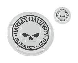 Easy To Install And Gleaming With Chromed Out Attitude Harley Davidson Willie G Skull Derby Cover Harley Harley Gift Harley Davidson