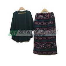 Rdt / setelan 1 set jaket + baju. Setelan Batwing Dan Rok Span Etnik Tenun Motif Ntt Shopee Indonesia