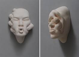 Stretched And Contorted Porcelain Face Sculptures By Johnson Tsang Johnson Tsang Ceramic Sculpture Sculpture Artist