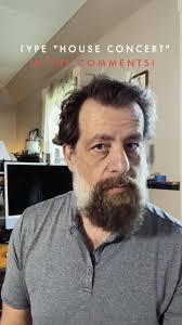 Just type “ House Concert” in the comments to find out how you can get up  to 50% off of a Sean Rowe House Concert! We’re currently booking the  Northeast region for November, December and January 😊