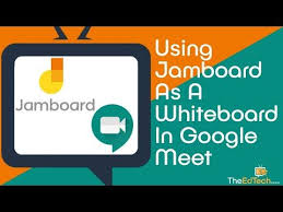 How To Use Google Jamboard As A Whiteboard Within Google Meet Tutorial Guide For Distance Learning In 2020 Distance Learning Teaching Technology Classroom Technology