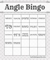 Change up the copy and font. Angle Bingo
