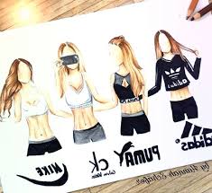 Adidas Puma Calvinklein Nike Adidas Calvinklein Zeichnungen Fur Madchen Kleidung Zeichnen Kleider Zeichnen