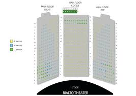 Rialto Theatre Seating Chart Www Bedowntowndaytona Com