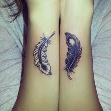 Yin Yang Feathers Tattoo For More Great Pins Go To Kaseybellefox Tattoos For Daughters Friend Tattoos Matching Tattoos