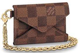Louis Vuitton Kirigami Necklace Damier Ebene Cerise Lining