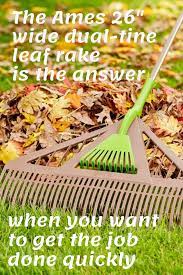 Ames 26 In Dual Tine Poly Leaf Rake Combo 2714000 The Home Depot Pretty Gardens Gardening Tips Clean Sweep