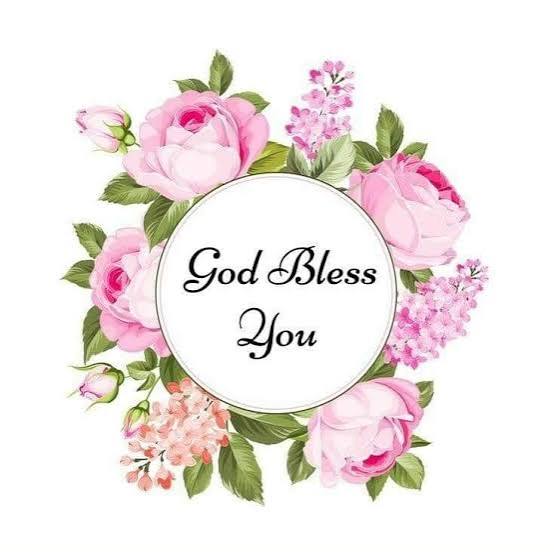 God Bless You Thank You Card | Elegant religious message card, Floral god bless you card, Inspirational card ideas