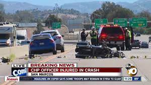 Chp Officer Suffers Major Injuries In Crash On Sr 78 Youtube