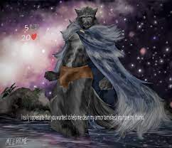 abs anthro bara black body black fur black hair black nose blaidd (elden  ring) blep bulge bulge through clothing cape dark body elden ring furry  furry male gay half-dressed mlerrhe (artist) night outdoor outside retweet  icon scar scar on chest scar ... - Rule 34