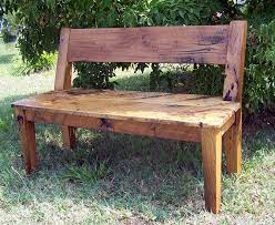 How to make a rustic bench out of only a few wood pallets. Pin On Rustic Wood Bench