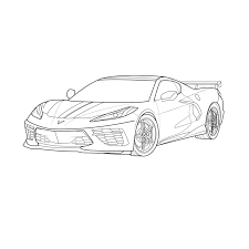 Check spelling or type a new query. Chevrolet Corvette C8 2020 Vector Line Drawing Illustration Etsy In 2021 Corvette C8 Chevrolet Corvette C8 Art Cars Drawing