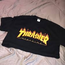 Thrasher Tops Cropped Shirt Poshmark Tops Femininos Roupas Roupas Gringas Created by no_soul_or_hearta community for 5 years. pinterest