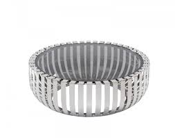 With its contrast of materials between black metal and glass, the harper round coffee table by bloomingville is both stylish and elegant. Modrest Cage Modern Stainless Steel Round Coffee Table W Glass Top Buy Furniture In La