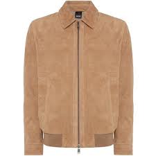 Hugo Boss Avelan Ws Suede Jacket 820 Liked On Polyvore Featuring Men S Fashion Men S Clothing Men S Outerwear Waterproof Jacket Men Suede Jacket Jackets