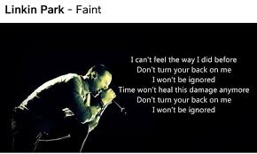 Pin By Erica Galindo On Lyrics To Linkin Park Songs Linkin Park Songs Feelings