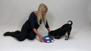 The dog twister challenges and occupies your dog while they work to unlock tasty treats hidden inside each compartment. Dogtwister By Nina Ottosson Youtube