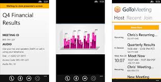 Never miss a detail with automatic meeting recording and transcripts. Gotomeeting Comes To Windows Phone 8 Create And Join Online Meetings From Anywhere Windows Central