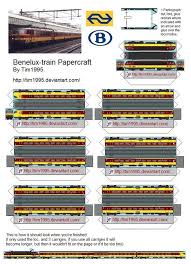 Benelux Train Papercraft By Tim1995 Model Trains Paper Crafts Paper Train