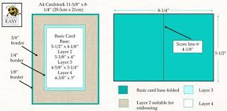 Standard Card Sizes And Measurement Guide Cardmaking Basics Inch And Centimetre Card Measurements Standard C Standard Card Sizes Card Sizes Card Making Tips