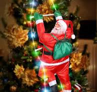 LED Christmas Lights Decorative Ladder Lights with Santa Claus for Indoor  Outdoor
