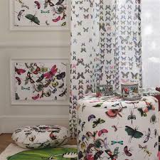 Christian lacroix parure housse de couette + 2 taies d'oreiller (beige 2.0, 240_x_220_cm). Tissu Mariposa Christian Lacroix Tissus Christian Lacroix