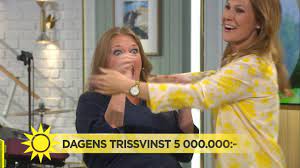 Programmet sänds vardagar 05:50 открыть страницу «nyhetsmorgon» на facebook. Vraaalet I Studion Vinner 5 Miljoner Pa Triss Nyhetsmorgon Tv4 Youtube