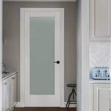 Home depot 96 interior door. Jeld Wen 36 In X 96 In Moda Primed Pmt1011 Solid Core Wood Interior Door Slab W Translucent Glass Thdjw221100032 The Home Depot