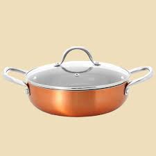 Todd English Super Titan Titanium Ceramic Nonstick 9 5 Sauteuse Pan Copper New Saute Pan Todd English Pan