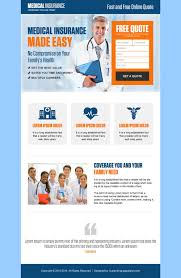 Minimal Landing Page Design For Health Insurance Free Quote Service 0051 In 2020 Health Insurance Quote Medical Insurance Health Insurance