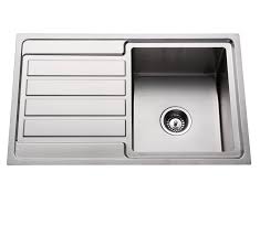 Standart pro 25 undermount single basin stainless steel kitchen sink with basin rack, and basket strainer. 304 Stainless Steel Kitchen Sink Single Bowl With Drainer Top Mount Sink