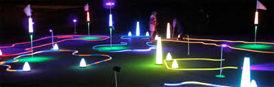 Indoor Black Light Golf