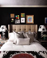 Black And Red Room Paint Chic Black Red Bedroom Design With Black Paint Wall Color Black Red White Suzani Eclectic Bedroom Design Bedroom Furniture Layout Bedroom Design Inspiration