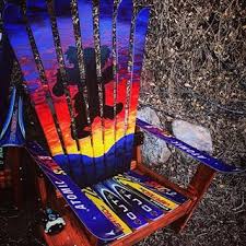 New Sunset Bear Only 449 More Rock N Roll Chairs Rolling Out Come By And See Us 419 Manitou Ave 80829 Colorado Gift Colorado Skiing Hippie Home Decor