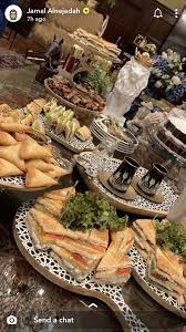 Black or white linen will be provided for the buffet table china place setting: Pin By Shomooo3 Almatar On Food Buffet Food Food Presentation Food