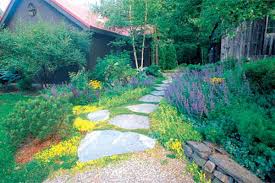 Every concrete walkway i've seen is divvied into something like 4' slabs with something like 0.5 separation between that's. Here S How To Build A Perfect Path This Old House