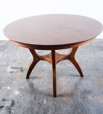 Mid Century Modern Dining Table Garrison Round Broyhill Brasilia Circlular Wood Mid Century Modern Dining Modern Dining Table Midcentury Modern Dining Table