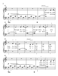 A Million Dreams Easy Piano Sheet Music Easy Piano Digital Sheet Music